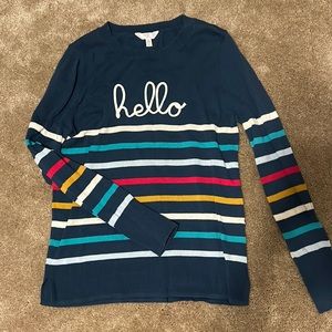 Hello long sleeve 💙❤️💛💚